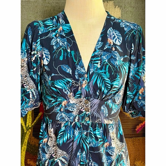 Anthropologie Conditions Apply Samita Blouse S - Picture 7 of 14